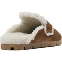 Prada - Tobacco Brown Mules - Prada Exclusive Luxury Collection - Avvenice