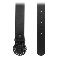 Priscilla Dinamo - Great Hug - Black - Belt - Made in Italy - Luxury Exclusive Collection - Avvenice