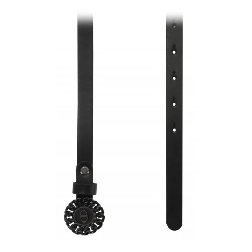 Priscilla Dinamo - Hug - Black - Belt - Made in Italy - Luxury Exclusive Collection - Avvenice