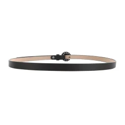 Priscilla Dinamo - Hug - Black - Belt - Made in Italy - Luxury Exclusive Collection - Avvenice