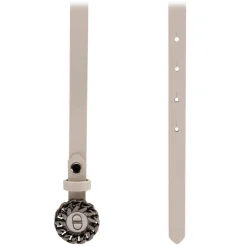 Priscilla Dinamo - Hug - Ivory - Belt - Made in Italy - Luxury Exclusive Collection - Avvenice