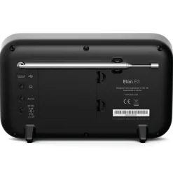 Pure - Elan E3 - Black - Portable DAB/DAB+ and FM Radio with Colour Display - High Quality Digital Radio - Avvenice