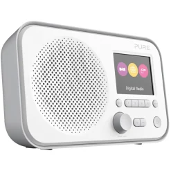 Pure - Elan E3 - Grey - Portable DAB/DAB+ and FM Radio with Colour Display - High Quality Digital Radio - Avvenice