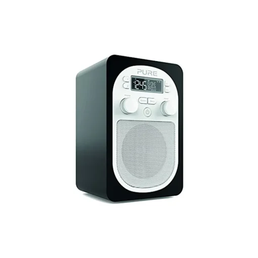 Pure - Evoke D1 - Black - Compact, Portable DAB Digital Radio with FM - High Quality Digital Radio - Avvenice