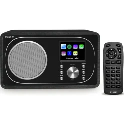 Pure - Evoke F3 - Black - Portable DAB/DAB+ and FM Radio with Bluetooth - High Quality Digital Radio - Avvenice