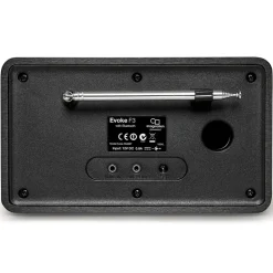 Pure - Evoke F3 - Black - Portable DAB/DAB+ and FM Radio with Bluetooth - High Quality Digital Radio - Avvenice
