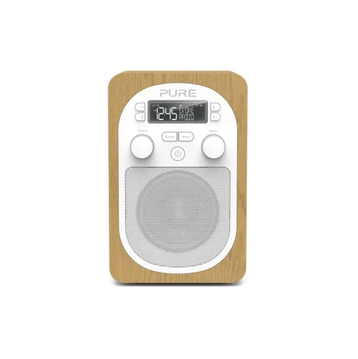 Pure - Evoke H2 - Oak - Compact, Portable DAB Digital Radio with FM - High Quality Digital Radio - Avvenice