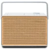 Pure - Evoke Play - Cotton White Cherry Wood Grill - Portable DAB+ Radio with Bluetooth - High Quality Digital Radio - Avvenice
