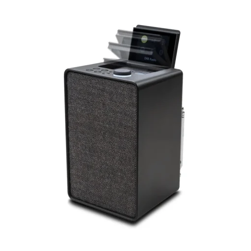 Pure - Evoke Spot - Coffee Black - Compact Music System - High Quality Digital Radio - Avvenice