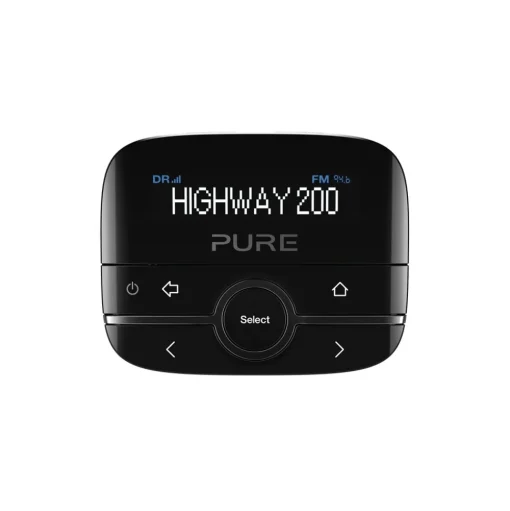 Pure - Highway 200 - In-Car DAB/DAB+ Radio Adapter with Music via Aux-In - High Quality Digital Radio - Avvenice