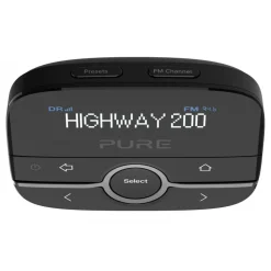 Pure - Highway 200 - In-Car DAB/DAB+ Radio Adapter with Music via Aux-In - High Quality Digital Radio - Avvenice