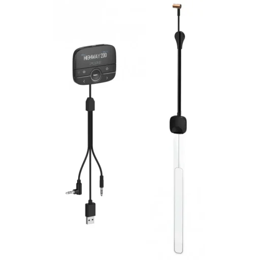 Pure - Highway 200 - In-Car DAB/DAB+ Radio Adapter with Music via Aux-In - High Quality Digital Radio - Avvenice