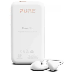 Pure - Move R3 - White - Lightweight Rechargeable Personal Stereo DAB+ / FM Radio - High Quality Digital Radio - Avvenice
