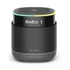 Pure - StreamR - Charcoal - Portable Smart Radio with Bluetooth and One-Touch Alexa - High Quality Digital Radio - Avvenice
