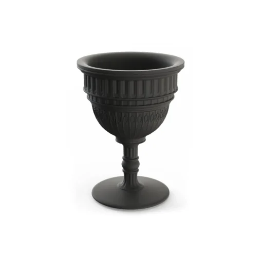 Qeeboo - Capitol Planter and Champagne Cooler - Black - Qeeboo Planter by Studio Job - Furnishing - Home - Avvenice