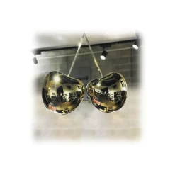 Qeeboo - Cherry Lamp Metal Finish - Gold - Qeeboo Lamp by Nika Zupanc - Lighting - Home - Avvenice