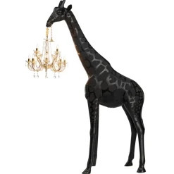 Qeeboo - Giraffe in Love Outdoor - Black - Qeeboo Chandelier by Marcantonio - Lighting - Home - Avvenice