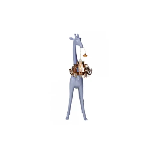 Qeeboo - Giraffe in Love XS - Stormy Grey - Qeeboo Free Standing Lamp by Marcantonio - Lighting - Home - Avvenice