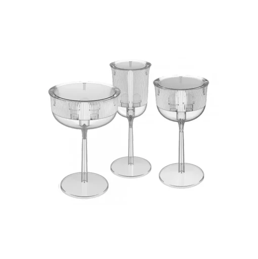 Qeeboo - Goblets Table Lamp Medium - Smoke - Qeeboo Lamp by Stefano Giovannoni - Lighting - Home - Avvenice