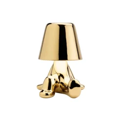 Qeeboo - Golden Brothers Bob - Gold - Qeeboo Chandelier by Stefano Giovannoni - Lighting - Home - Avvenice