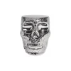Qeeboo - Mexico Stool and Sidetable Metal Finish - Silver - Qeeboo Table by Studio Job - Furniture - Home - Avvenice