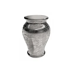Qeeboo - Ming Stool and Sidetable Metal Finish - Silver - Qeeboo Sidetable by Studio Job - Furnishing - Home - Avvenice