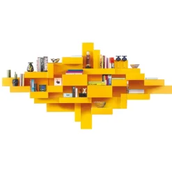 Qeeboo - Primitive Bookshelf - Yellow - Qeeboo Bookshelf by Studio Nucleo - Furnishing - Home - Avvenice