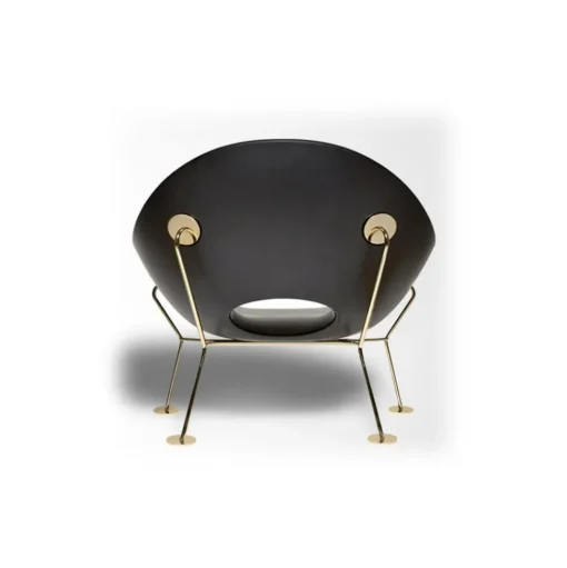 Qeeboo - Pupa Armchair Brass Base Indoor - White - Qeeboo Chair by Andrea Branzi - Furnishing - Home - Avvenice