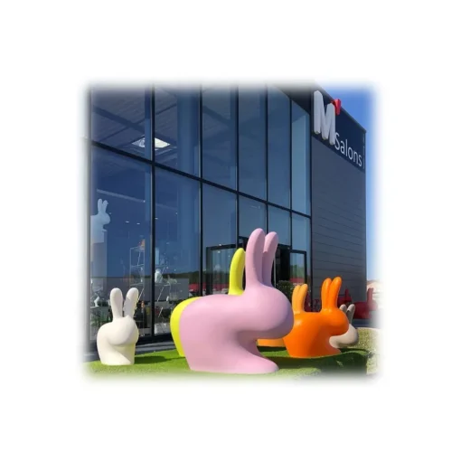 Qeeboo - Rabbit Chair - Violet - Qeeboo Chair by Stefano Giovannoni - Furniture - Home - Avvenice