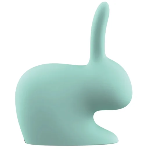 Qeeboo - Rabbit MINI - Set of 5 Pieces - Blue - Qeeboo Power Bank by Stefano Giovannoni - Furnishing - Home - Avvenice