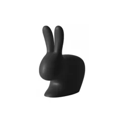 Qeeboo - Rabbit XS Doorstopper - Black - Qeeboo by Stefano Giovannoni - Furniture - Home - Avvenice