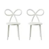 Qeeboo - Ribbon Chair Baby - Set of 2 Pieces - White - Qeeboo Chair by Nika Zupanc - Furnishing - Home - Avvenice