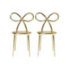 Qeeboo - Ribbon Chair Metal Finish Set of 2 Pieces - Gold - Qeeboo Chair by Nika Zupanc - Furnishing - Home - Avvenice