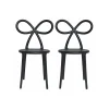 Qeeboo - Ribbon Chair Set of 2 Pieces - Black - Qeeboo Chair by Nika Zupanc - Furnishing - Home - Avvenice