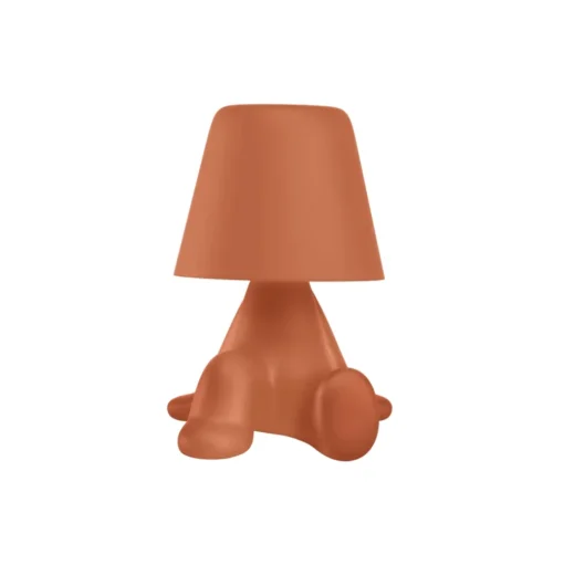 Qeeboo - Sweet Brothers BOB - Terracotta - Qeeboo Lamp by Stefano Giovannoni - Furnishing - Home - Avvenice