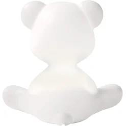 Qeeboo - Teddy Boy Lamp with Rechargeable Led - White - Qeeboo Free Standing Lamp by Stefano Giovannoni - Lighting - Home - Avvenice