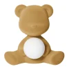 Qeeboo - Teddy Girl Rechargeable Lamp Velvet Finish - Arena - Standing Lamp by Stefano Giovannoni - Lighting - Home - Avvenice
