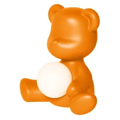 Qeeboo - Teddy Girl Rechargeable Lamp - Orange - Qeeboo Table Standing Lamp by Stefano Giovannoni - Lighting - Home - Avvenice