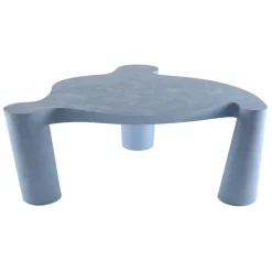 Qeeboo - Three Legs and a Table - Blue - Qeeboo Table by Ron Arad - Furnishing - Home - Avvenice