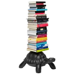 Qeeboo - Turtle Carry Bookcase - Black - Qeeboo Bookcase by Marcantonio - Furnishing - Home - Avvenice
