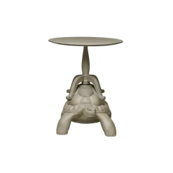 Qeeboo - Turtle Carry Coffee Table - Dove Grey - Qeeboo Coffee Table by Marcantonio - Furnishing - Home - Avvenice