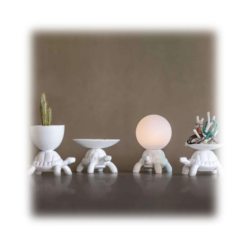 Qeeboo - Turtle Carry XS Jewelry Tree - White - Qeeboo Jewelry Tree by Marcantonio - Furnishing - Home - Avvenice