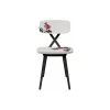 Qeeboo - X Chair with Flower Cushion Set of 2 Pieces - Flower - Qeeboo Chair by Nika Zupanc - Furnishing - Home - Avvenice
