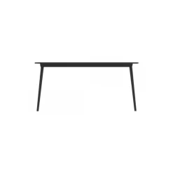 Qeeboo - X Table 160 - Black - Qeeboo Table by Nika Zupanc - Furnishing - Home - Avvenice