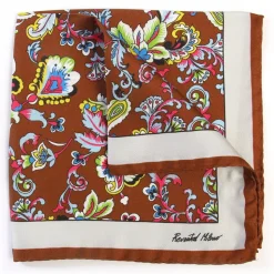 Revested Milano - Alchimist - Breva - Pocket Square - Artisan Silk Foulard - Handmade in Italy - Avvenice