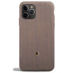 Revested Milano - Gentleman - Azure - iPhone 11 Pro Case - Apple - Artisan Wool Cover - Avvenice