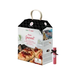 Savini Tartufi - Box Pizza - Pizza with Truffle, Anchovy and Tomato - Exclusive Gift Boxes - Truffle Excellence - 5 + 1 - Avvenice