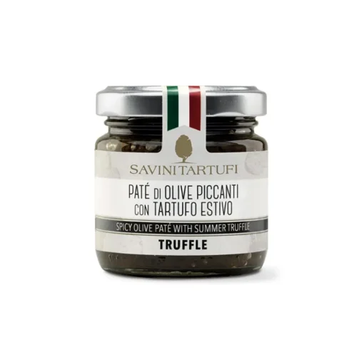 Savini Tartufi - Paté of Spicy Olives with Summer Truffle - Tricolor Line - Truffle Excellence - 90 g - Avvenice