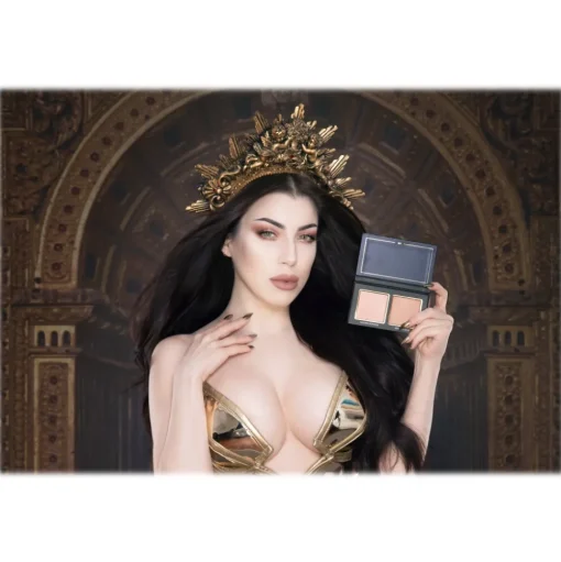 Secura Vanitas - Rome - Golden Mable Highlighter - Gift Box - Illuminating - Gold - Luxury Collection - Face - Professional - Avvenice