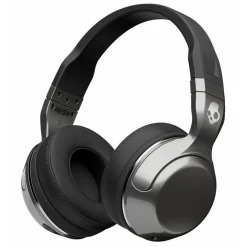 Skullcandy - Hesh 2 - Silver / Black - Bluetooth Wireless Over-Ear Headphones with Microphone, Supreme Sound and Powerful Bass - Avvenice